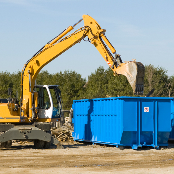 is there a minimum or maximum amount of waste i can put in a residential dumpster in Camargo